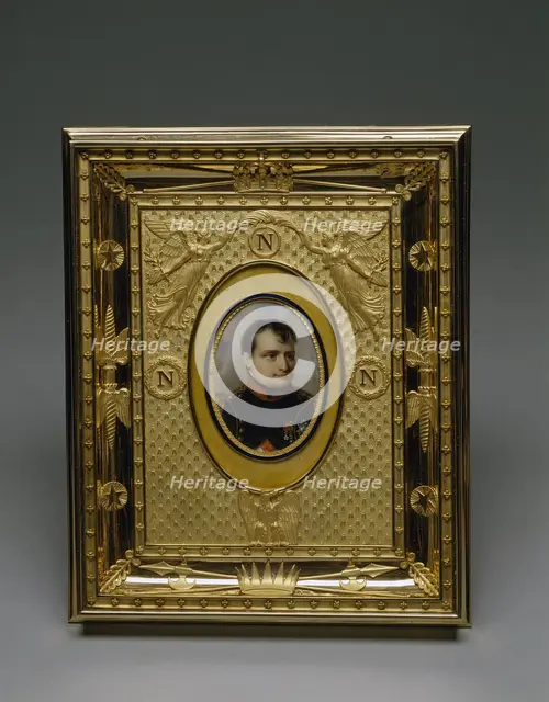 Napoleon I, 1812; Frame: 1808. Creator: Jean-Baptiste Isabey.