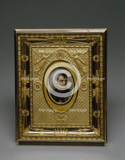 Napoleon I, 1812; Frame: 1808. Creator: Jean-Baptiste Isabey.