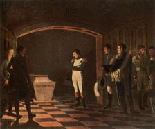 Napoleon I at the tomb of Frederick the Great, 27 October 1806, (1936). Creator: Unknown