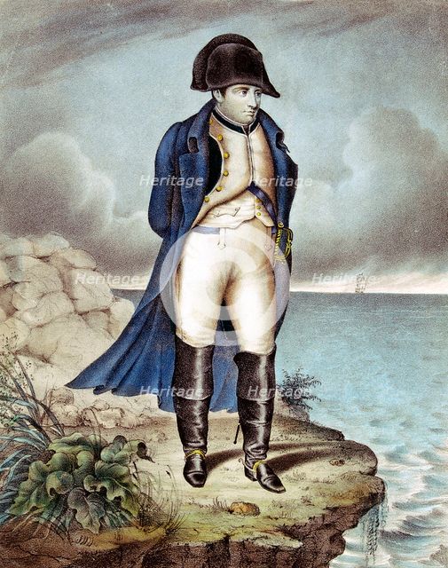 Napoleon I, Emperor of France, in exile. Artist: Unknown