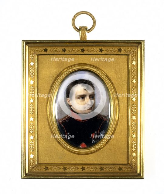 Napoleon I in the uniform of the National Guard, 1812. Creator: Jean-Baptiste Isabey.