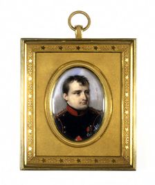 Napoleon I in the uniform of the National Guard, 1812. Creator: Jean-Baptiste Isabey