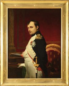 Napoleon I in his study in 1807, 1837