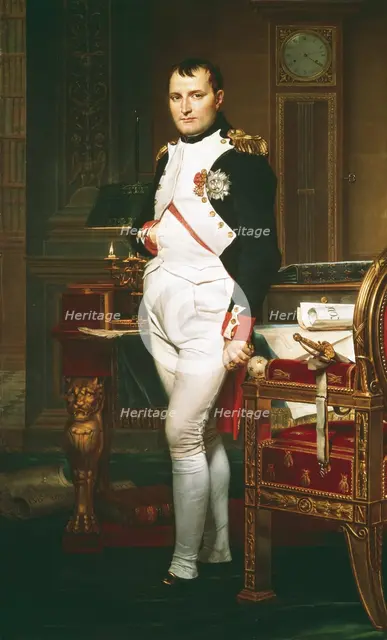 'Napoleon in his Study', 1812. Artist: Jacques-Louis David