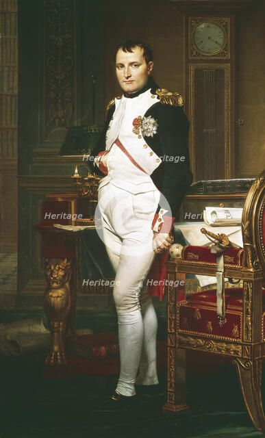 'Napoleon in his Study', 1812. Artist: Jacques-Louis David