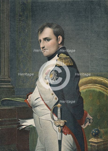'Napoleon in His Study', c1800, (1896). Artist: Unknown.