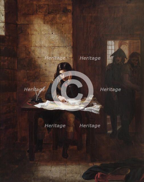 'Napoleon in the Prison of Nice in 1794', 1841.   Artist: Edward Matthew Ward.