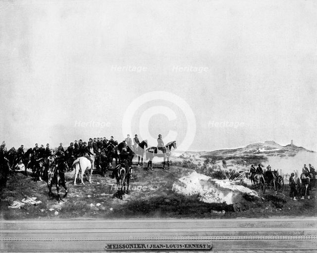 'Napoleon III at the Battle of Solferino', 1859, (1893).Artist: John L Stoddard