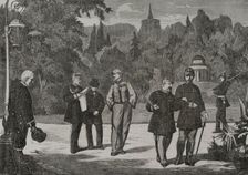 Napoleon III at Wilhelmshöhe Palace in the Prussian city of Kassel, his residence..., 1870. Creator: Tomás Carlos Capuz