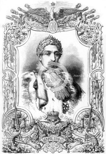 Napoleon III, Emperor of France, 1853. Artist: Unknown