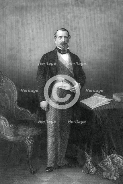 Napoleon III, Emperor of France, 19th century.Artist: DJ Pound