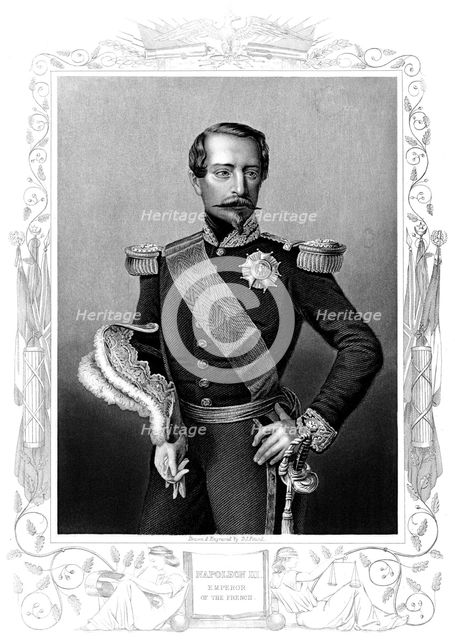 Napoleon III, Emperor of France, mid 1850s. Artist: Unknown