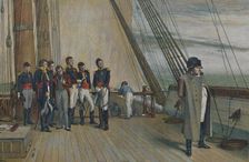 Napoleon on Board H.M.S. Bellerophon, July, 1815 (1896). Creator: Unknown