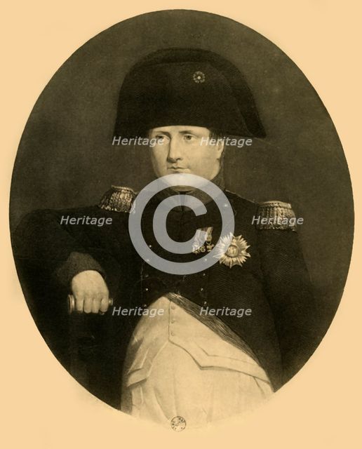 Napoleon on board the 'Bellerophon', July 1815, (1921). Creator: Unknown.