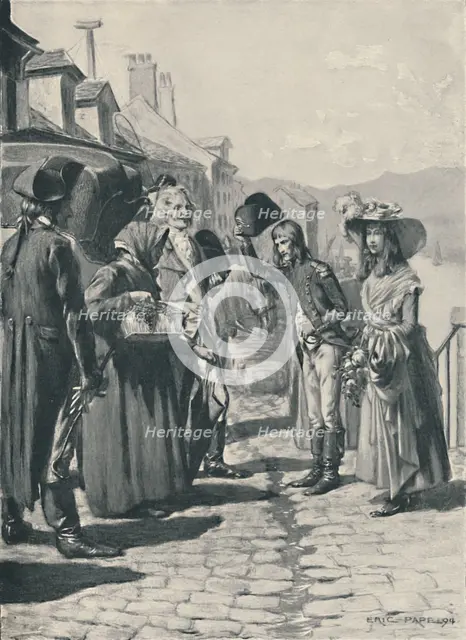 'Napoleon On His Way To Corsica With His Sister Elisa', 1894, (1896). Artist: Unknown.