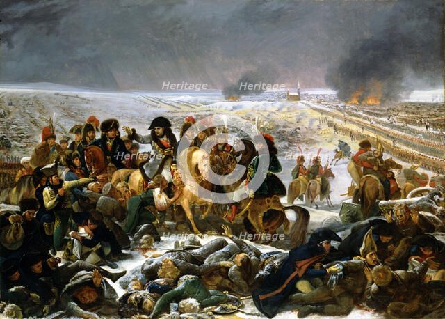 Napoleon on the Battlefield of Eylau, 1807. Artist: Gros, Antoine Jean, Baron (1771-1835)