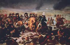 Napoleon on the Field of the Battle of Eylau 9th February 1807 (1808). Artist: Antoine-Jean Gros