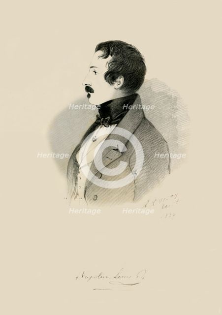 Napoleon Louis Bonaparte, 1839. Creator: Alfred d'Orsay.