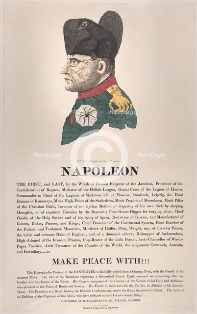 Napoleon, March 1814?., March 1814?. Creator: Thomas Rowlandson.