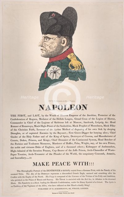 Napoleon, March 1814?., March 1814?. Creator: Thomas Rowlandson.