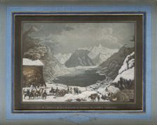 Napoleon passing the Great St Bernard Pass