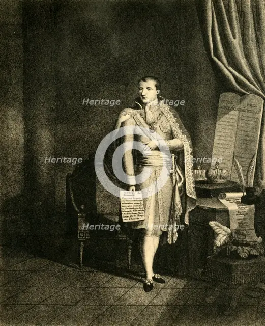 'Napoleon premier Empereur des Français Roi d'Italie', c1810, (1921). Creator: Nicolas Colibert.