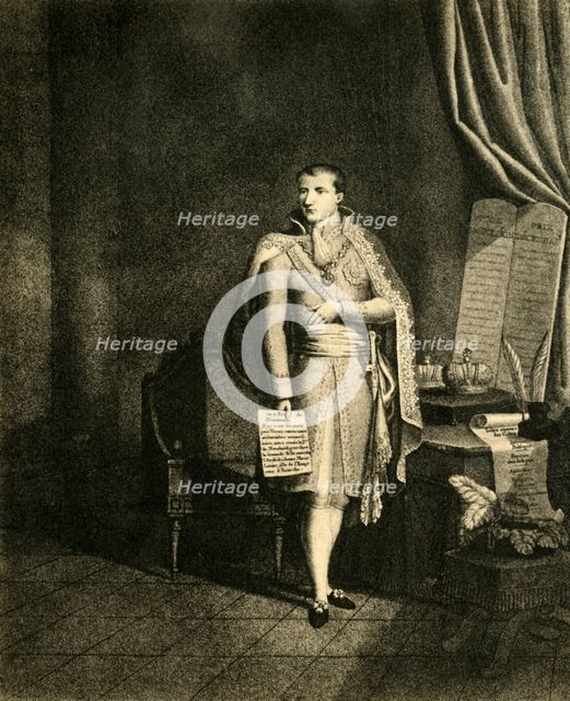 'Napoleon premier Empereur des Français Roi d'Italie', c1810, (1921). Creator: Nicolas Colibert.