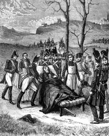 Napoleon ran towards Duroc, who still lived 1813 (1882-1884)