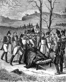 Napoleon ran towards Duroc, who still lived 1813 (1882-1884)