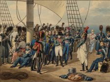 Napoleon Returning from the Island of Elba, 1815. Artist: Vernet, Jules (1792-1843)