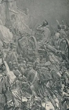 Napoleon...Reaching The Convent at the Summit of the Guadarrama Mountains 1808, (1896)