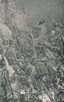 Napoleon...Reaching The Convent at the Summit of the Guadarrama Mountains 1808, (1896)