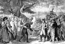 Napoleon receives the keys of Vienna, Schloss Schonbrunn, 13th November 1805 (1882-1884)