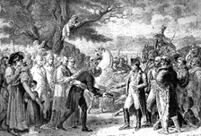 Napoleon receives the keys of Vienna, Schloss Schonbrunn, 13th November 1805 (1882-1884)