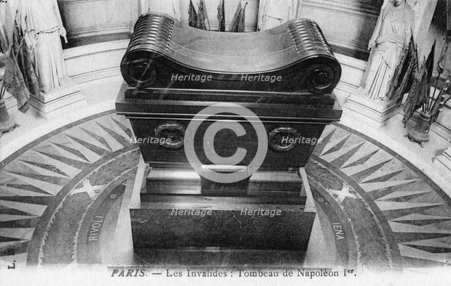 Napoleon's tomb, Les Invalides, Paris, France, c1920s. Artist: Unknown