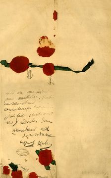 Napoleon's will, 16 April 1821, (1921). Creator: Unknown