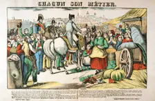 Napoleon's return to Paris from the Island of Elba, 1815, (c1835). Artist: Francois Georgin