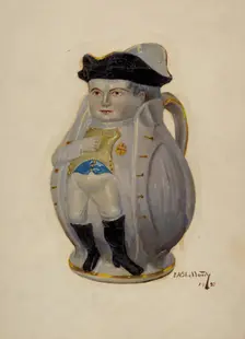 Napoleon Toby Jug, c. 1937. Creator: Eugene Shellady