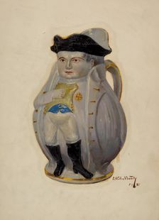 Napoleon Toby Jug, c. 1937. Creator: Eugene Shellady