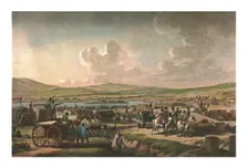 Napoleon visiting the siege works at Danzig led by Marshal Lefebvre, 9 May 1807, (c1850). Artist: Francois Jacques Dequevauviller