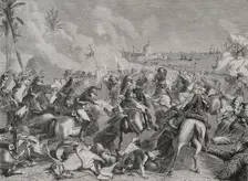 Napoleonic Wars: Battle of Abukir, (25 July 1799), 1879. Creator: Octave Jahyer