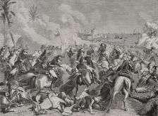 Napoleonic Wars: Battle of Abukir, (25 July 1799), 1879. Creator: Octave Jahyer