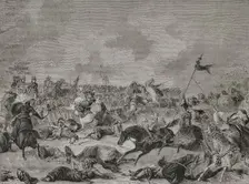 Napoleonic Wars: Battle of Mount Tabor (16 April 1799), 1879. Creator: Adolphe François Pannemaker