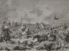 Napoleonic Wars: Battle of Mount Tabor (16 April 1799), 1879. Creator: Adolphe François Pannemaker