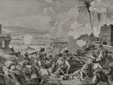Napoleonic Wars: French Invasion of Egypt, (1798-1801) - Battle of Sediman...1798, 1879. Creator: Unknown