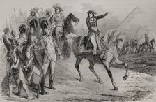 Napoleonic Wars: French Invasion of Egypt, (1798-1801), Battle of the Pyramids, (July 1798), 1879. Creator: Unknown