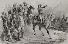 Napoleonic Wars: French Invasion of Egypt, (1798-1801), Battle of the Pyramids, (July 1798), 1879. Creator: Unknown