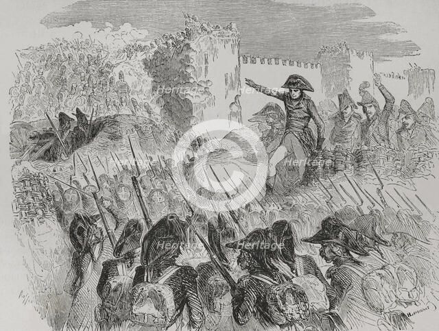 Napoleonic Wars: Siege of Acre (20 March to 21 May 1799), 1879.  Creator: Hippolyte Lavoignat.