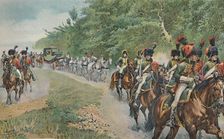 Napoleon's Mode of Traveling c1800, (1896)