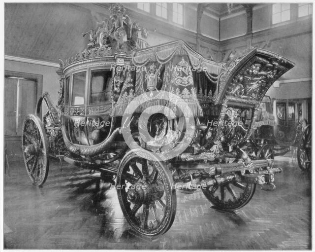 Napoleon's carriage, Versailles, (late 19th century).Artist: John L Stoddard